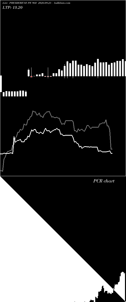  option chart PREMIERENE PE 960 2026-08-25 