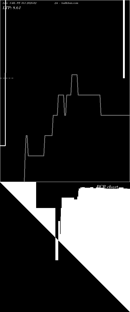  option chart SAIL PE 161 2026-02-24 