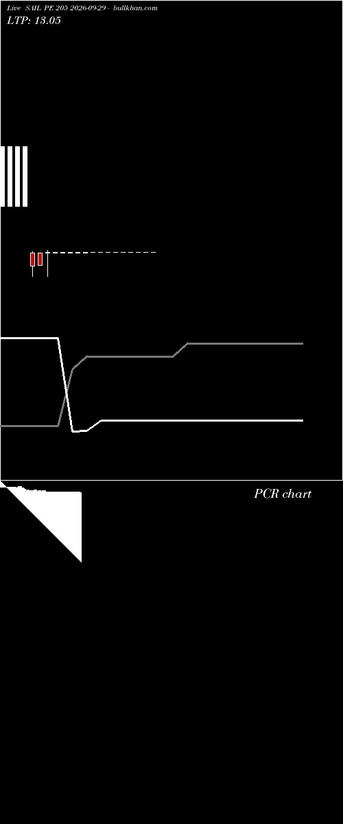  option chart SAIL PE 205 2026-09-29 