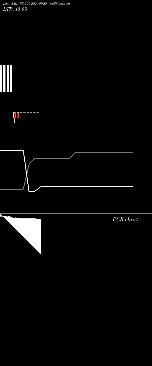  option chart SAIL PE 205 2026-09-29 