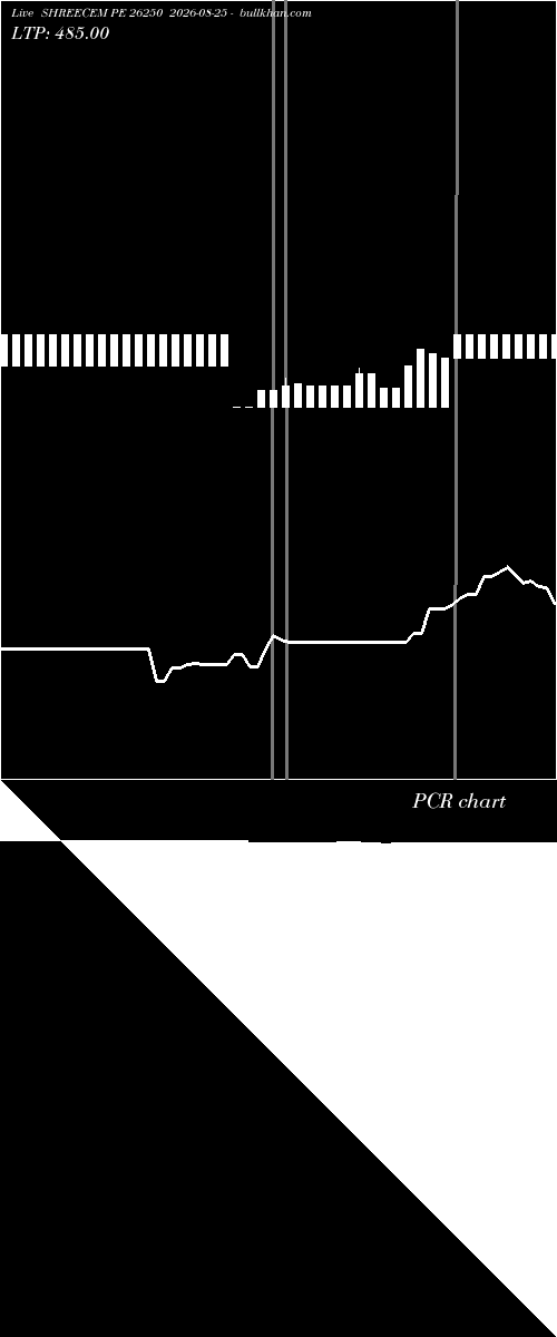  option chart SHREECEM PE 26250 2026-08-25 