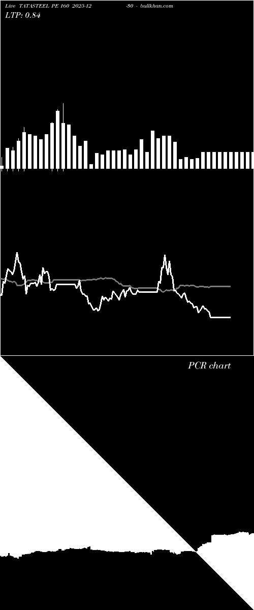  option chart TATASTEEL PE 160 2025-12-30 