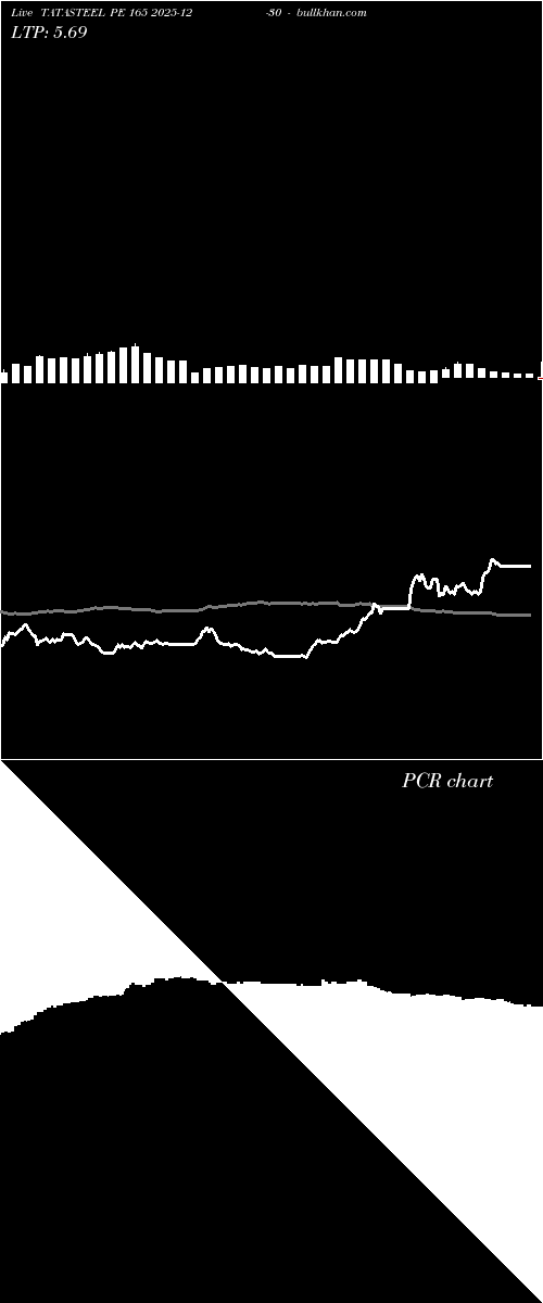  option chart TATASTEEL PE 165 2025-12-30 