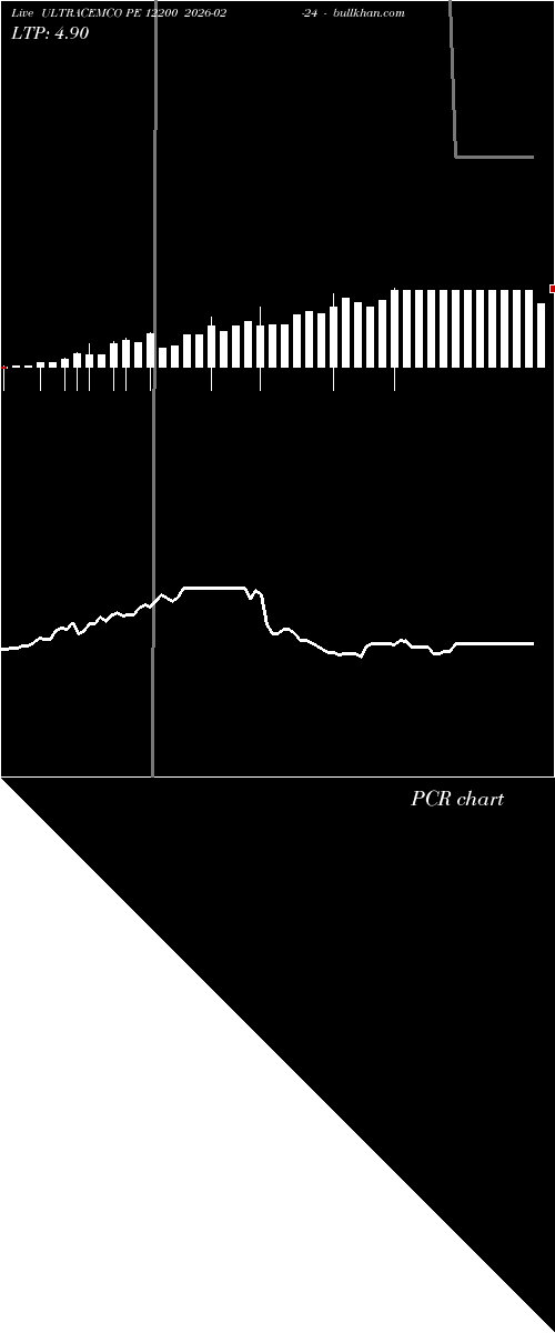  option chart ULTRACEMCO PE 12200 2026-02-24 
