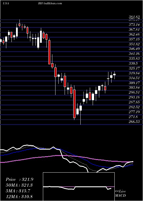  Daily chart BiglariHoldings