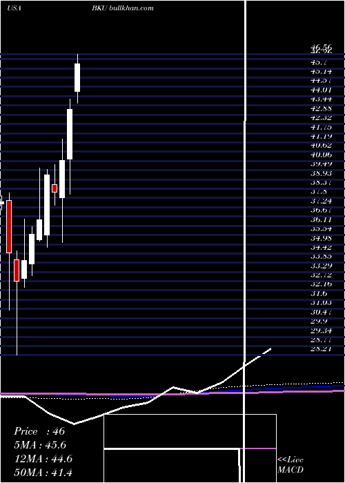  monthly chart BankunitedInc