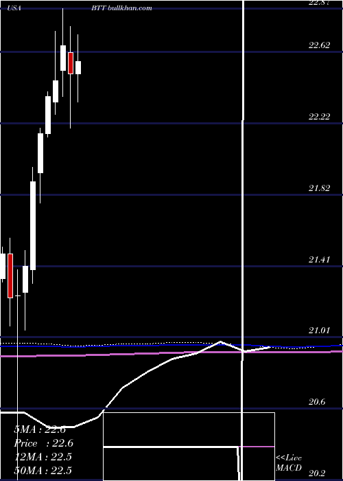  monthly chart BlackrockMunicipal