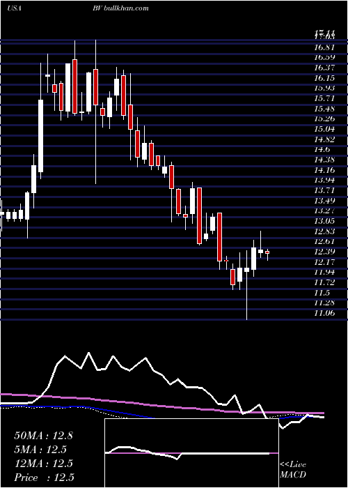  weekly chart BrightviewHoldings