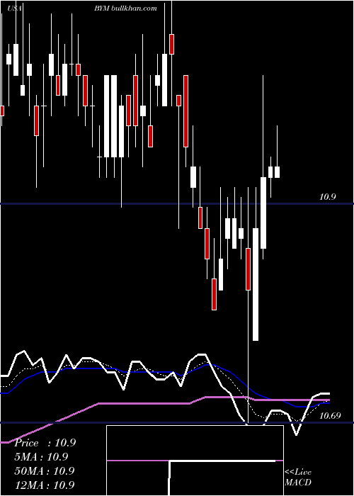  Daily chart BlackrockMunicipal