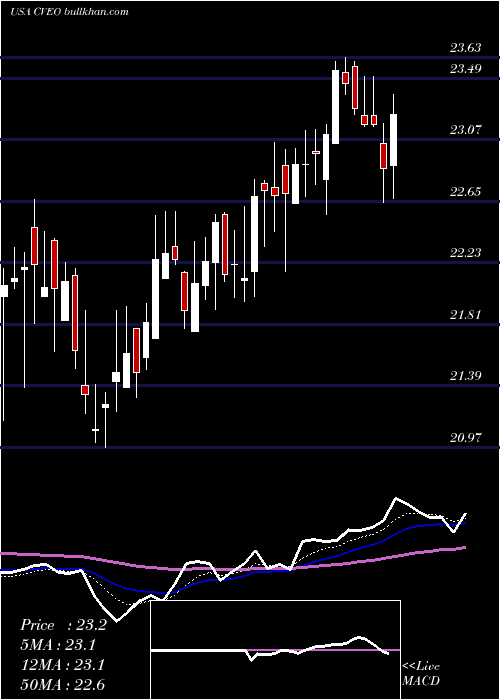  Daily chart CiveoCorporation