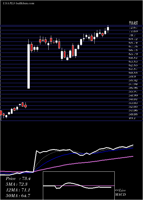  Daily chart FlowserveCorporation