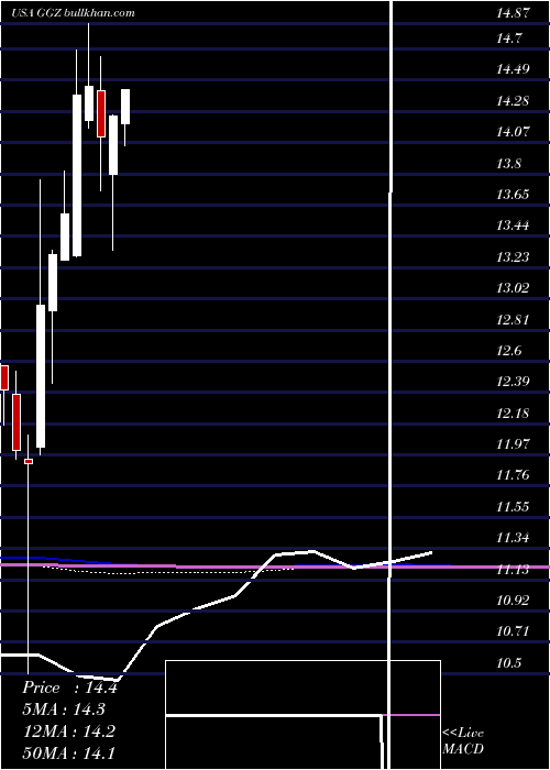  monthly chart GabelliGlobal