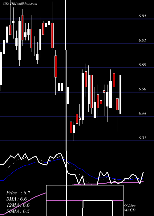 Daily chart HanesbrandsInc