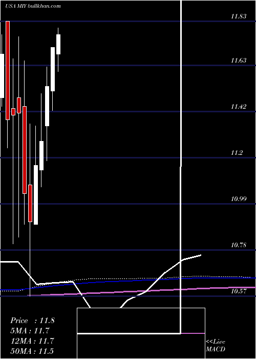  monthly chart BlackrockMuniyield