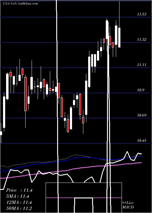  weekly chart NuveenNew