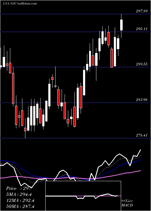 Daily chart NorfolkSouther