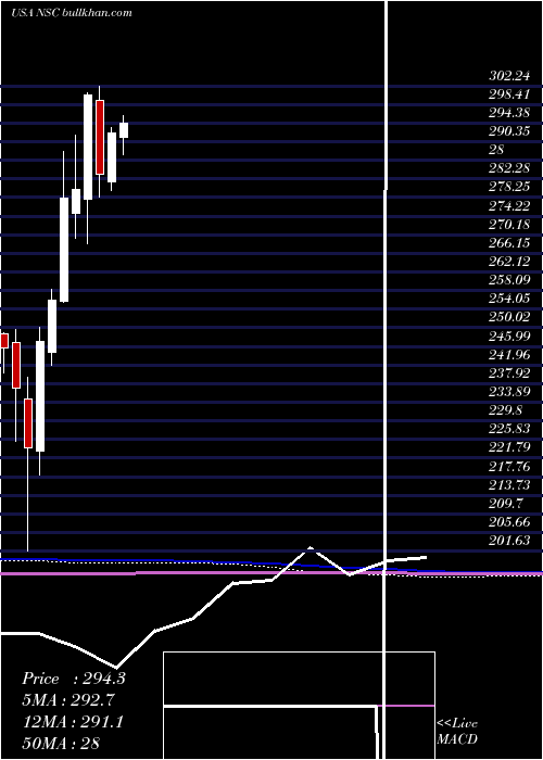  monthly chart NorfolkSouther