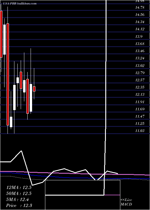  monthly chart PetroleoBrasileiro