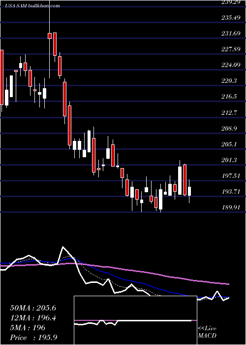  Daily chart BostonBeer
