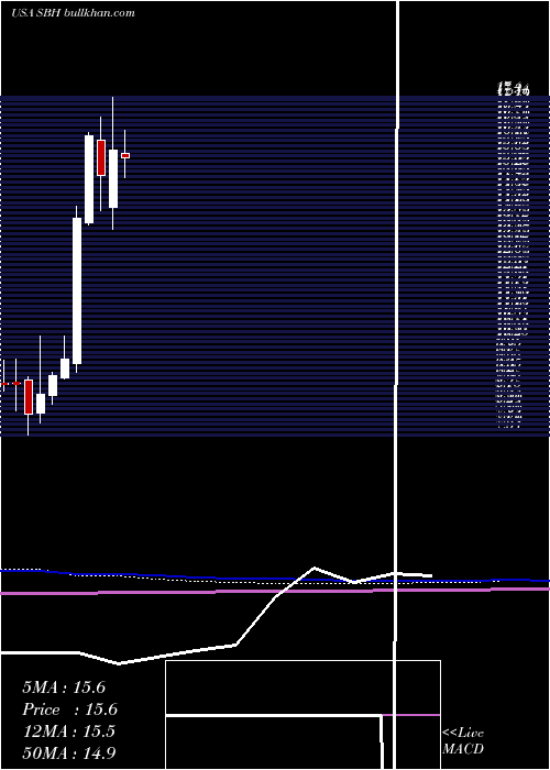  monthly chart SallyBeauty