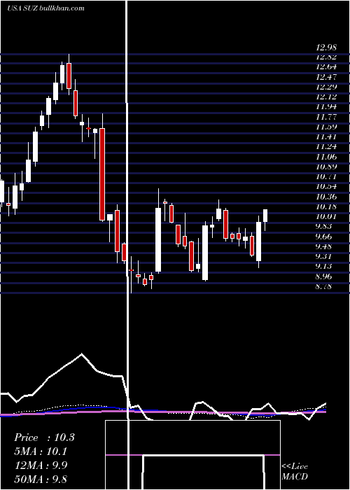  weekly chart SuzanoPapel