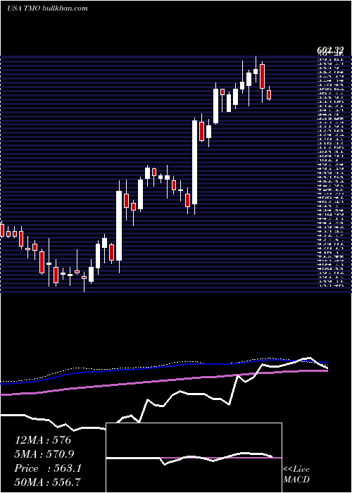  weekly chart ThermoFisher