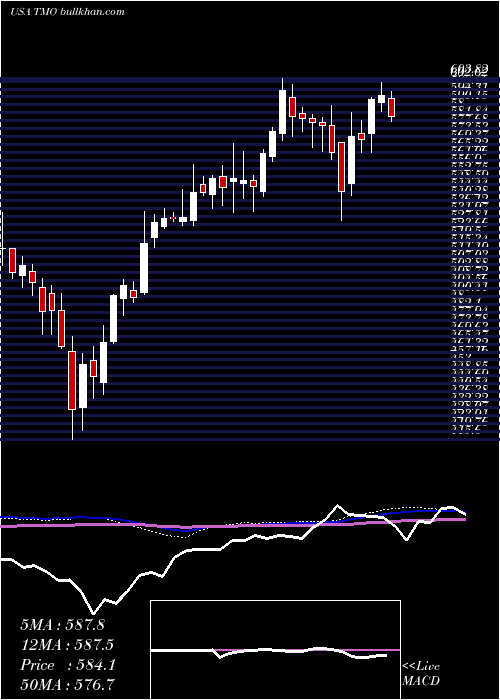  weekly chart ThermoFisher