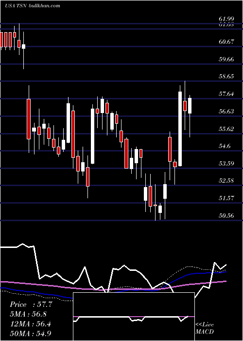  weekly chart TysonFoods
