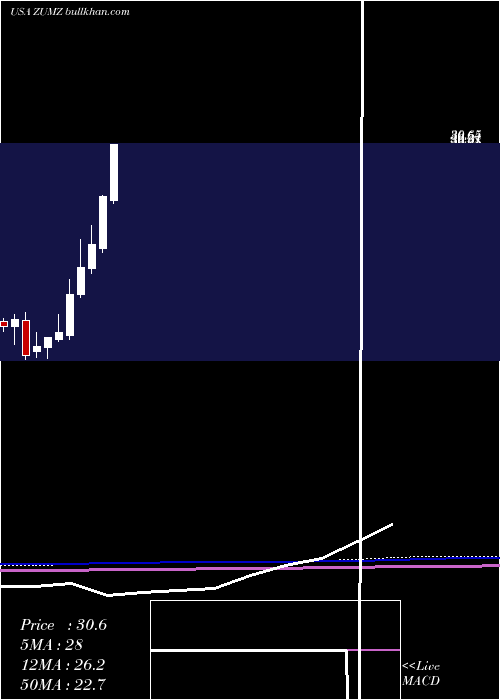  monthly chart ZumiezInc